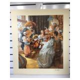 PUSS IN BOOTS BY SCOTT GUSTAFSON LITHOGRAPH