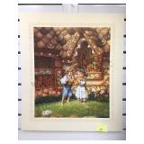 HANSEL & GRETEL BY SCOTT GUSTAFSON LITHOGRAPH