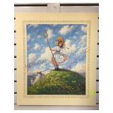 LITTLE BO PEEP BY SCOTT GUSTAFSON LITHOGRAPH