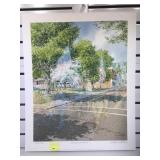 PARADE OF HONOR  BY CHARLRES PETERSON LITHOGRAPH