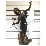 BRONZE FAIRY STATUE