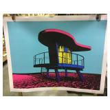 LIFEGUARDB STATION BY RICHARD SCUDDER SERIOGRAPH