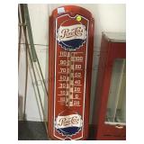 VINTAGE PEPSI-COLA WALL THERMOMETER