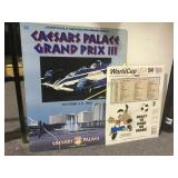 CEASARS PALACE GRAND PRIX POSTER & 1994 WORLD CUP