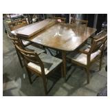 MARTINSVILLE RETRO DINING TABLE W/6 CHAIRS