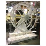 MANOLA BLAHNIK SHOE DISPLAY WATER WHEEL