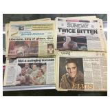 Star news, some vintage newspapers.