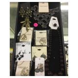 Tray lot "nip" costume jewelry