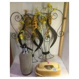 Vintage rotary phone, seltzer bottle $ 2 wall