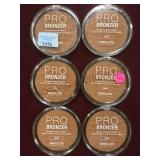 Lot of 6 new Absolute New York Pro Bronzer Dark