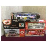 Lot of 5 die cast cars in boxes