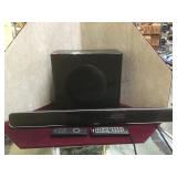 Phillips subwoofer and sound bar set with remotes