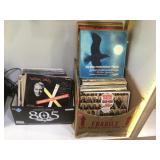 Two boxes of vinyl records Local pickup only