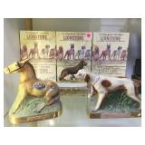 Lionstone dog decanter collection and more Local