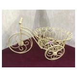 Metal bicycle shaped flower pot stand local pick