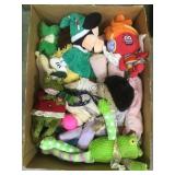 lot of assorted kids stuffed animals and toys