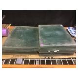 Large lot of glass shelving  13 1/2" x 19 3/8"