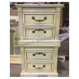 Pair of two drawer nightstands local pick up only