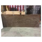 Wooden folding banquet table approximately 7 feet