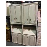 Palliser  pair of tall bookcases with lower