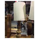 wooden table lamp with shade local pick up only