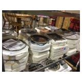 Third shelf large lot of collectors plates in