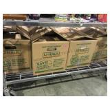 Bottom shelf lot of assorted glassware and