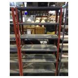 Metal 6 foot tall shelving unit local pick up