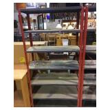 Metal 6 foot tall shelving unit local pick up