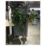 approximately 6 foot tall faux tree in Wicker