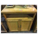 Wooden stand with lower storage local pick up