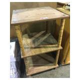 Wooden three tiered display stand local pick up