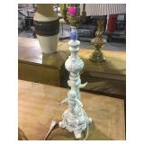 Metal based cherub table lamp Local pickup only