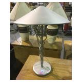 Metal modern table lamp Local pickup only