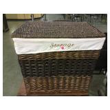 Wicker storage basket with lid Local pickup only