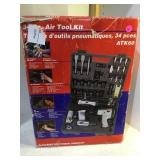 ATK60 34 piece air tool kit  w/ box