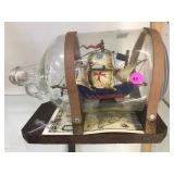 Large one gallon ship in a bottle local pickup