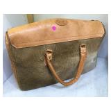 Hand made leather & cowhide  carrying case