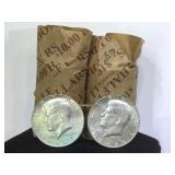 1967-68 Kennedy half dollar 40% silver 40 count