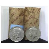 1967-68 Kennedy half dollar 40% silver 40 count