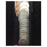 1967 Kennedy half dollars 40% silver 20 count