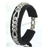 Heavy sterling chain bracelet