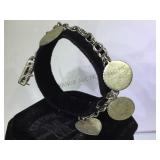 Sterling  charm bracelet