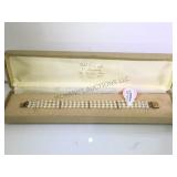 14k gold clasp pearl bracelet