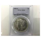 1904-0 PCGS MS 64  Morgan silver dollar