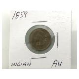 1859  Indian head penny