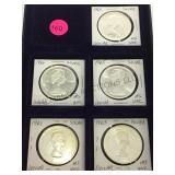 5 Silver Canadian dollars,