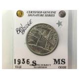 1936-s Bay Bridge Silver half dollar