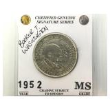 1952 Booker T. Washington Silver half dollar
