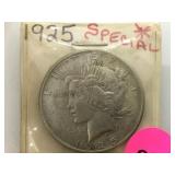1925 "Special" silver Peace dollar